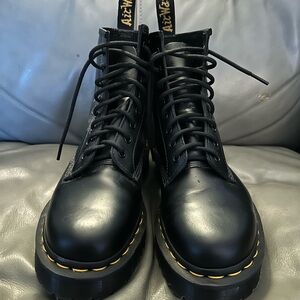 Doc Martens *Worn Once!* Black Leather Lace-Up Army Boots